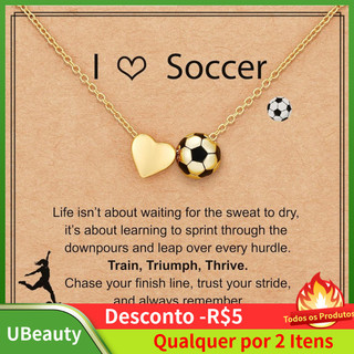Colar com motivos de softball, futebol, voleibol e basquetebol, para meninas e mulheres, acessório de desporto, joia par