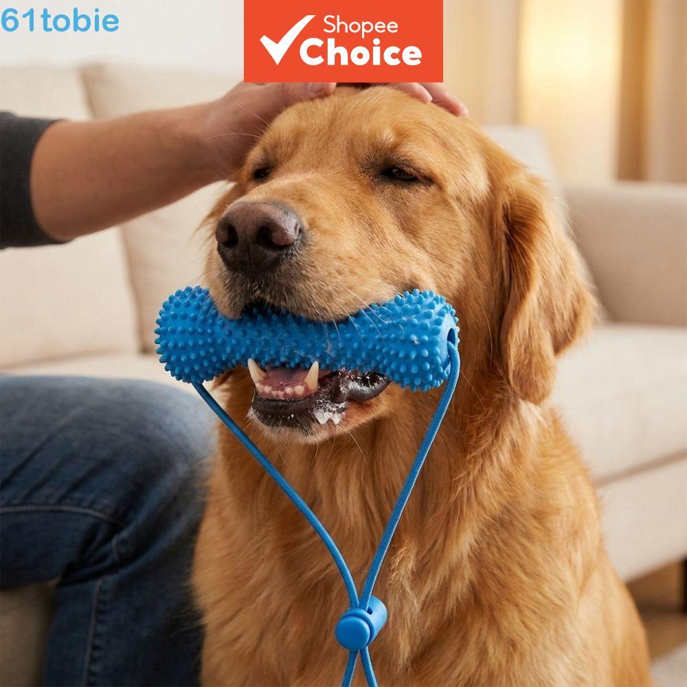 TOBIE Cão Dentição Vara Anti Estrangulamento Mordida Resistente Mastigar Brinquedo Para Filhotes Cães Jogar