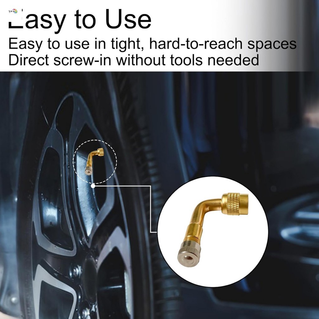 Extensores Flexíveis Universais De Válvula De Pneu-Conjunto De Extensão Para Carrinhos De Bicicletas E Motocicletas