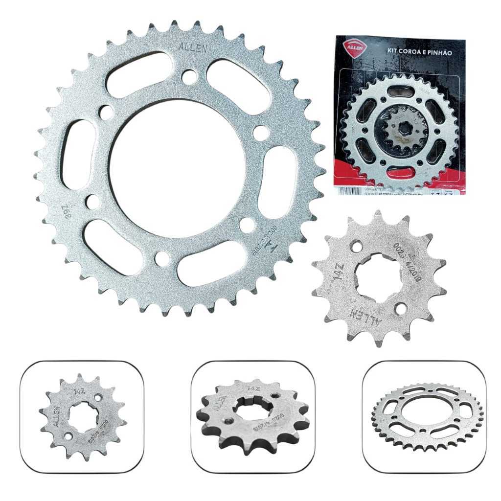 Kit Coroa e Pinhão Allen Yamaha Factor/Fazer 150 2016 Até 2024