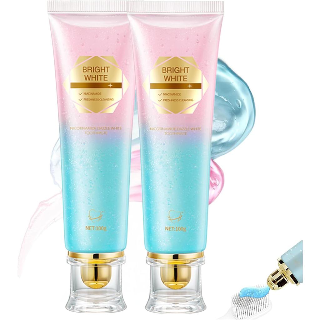 Pasta de dentes Lush Essence, pasta de dentes Tribright com niacinamida, linha de pastas de dentes Tribright, pasta de d