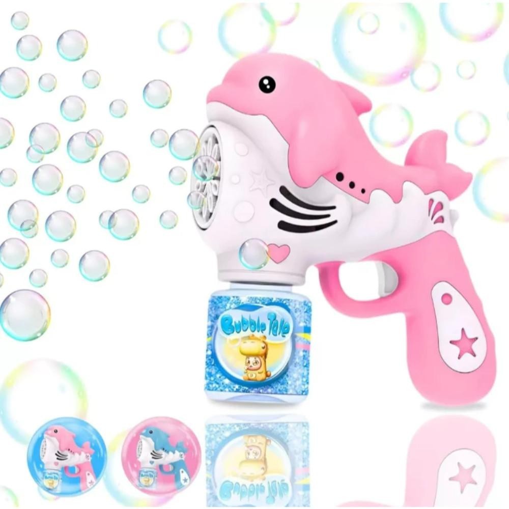 Bolhas de Sabão Automático Brinquedo Golfinho Criança Festa Jardim Piquenique Diversão
