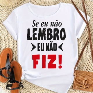 Camiseta Feminina Personalizada Estampa UNISEX VARIADAS