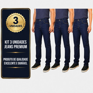 KIT Jeans Premium Para Trabalho Reforçada Durável Resistente Envio Imediato