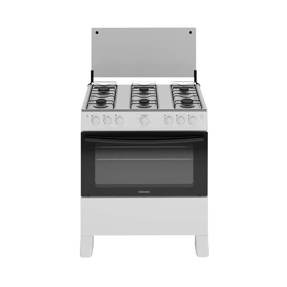 Fogão Itatiaia Star New Piso 6 Bocas Branco Mesa de Inox Bivolt 3700000473 · foto 2