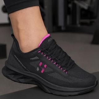Tênis Feminino para Academia  Caminhada Esportivo e Confortável Fit