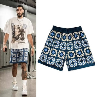 Calças de desporto de nicho para moda urbana, calções de basquetebol, modelo unissexo para homem e mulher, calções de tr