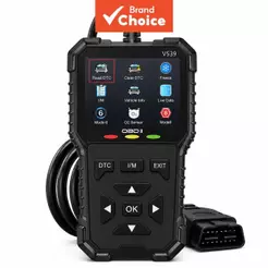 V539 Profissional Obd2 Scanner Leitor De Código Do Motor Carro Dtc Claro Modo De Dados Ao Vivo 6 8 Sensor O2 Teste I/m