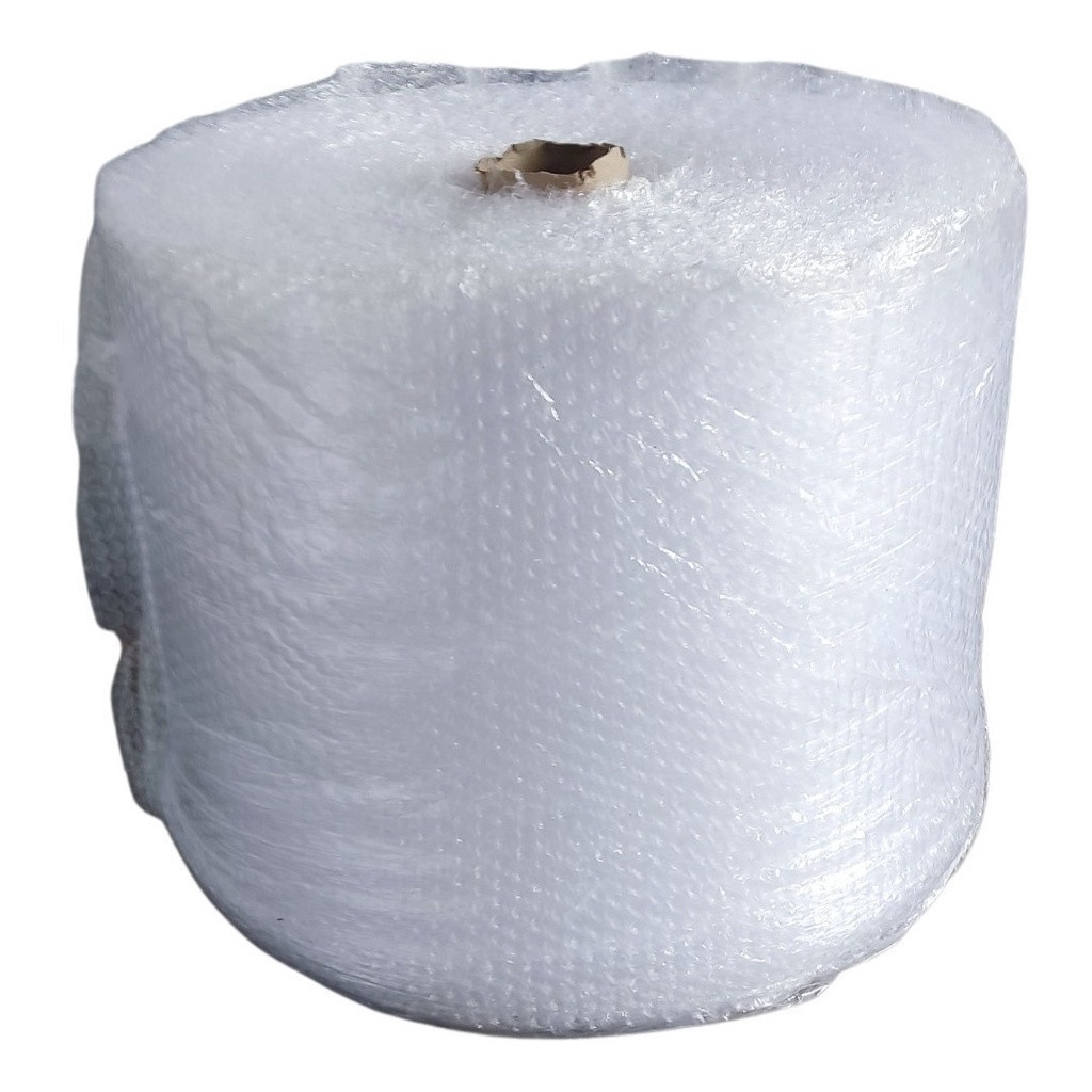 Imagem Bobina Plástico Bolha 60cm x 100 mts 40 Micras Alta Qualidade Proteção Ideal para E-COMMERCE