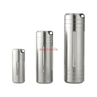 Ace Portátil À Prova Dwaterproof Água Comprimidos Caixa De Aço Inoxidável Bolso Titular Fácil De Usar