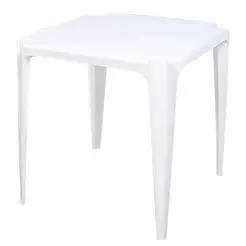 Mesa Mor Quadrada Bela Vista, Branca