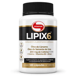 Lipix6 - 120 Cápsulas - Vitafor, Vitafor