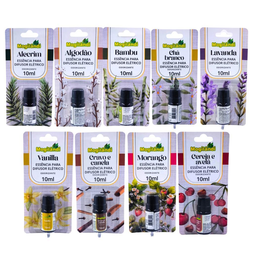 Essência para Difusor Elétrico 10ml - Mogilândi Diversos Aromas em Oferta na Shopee