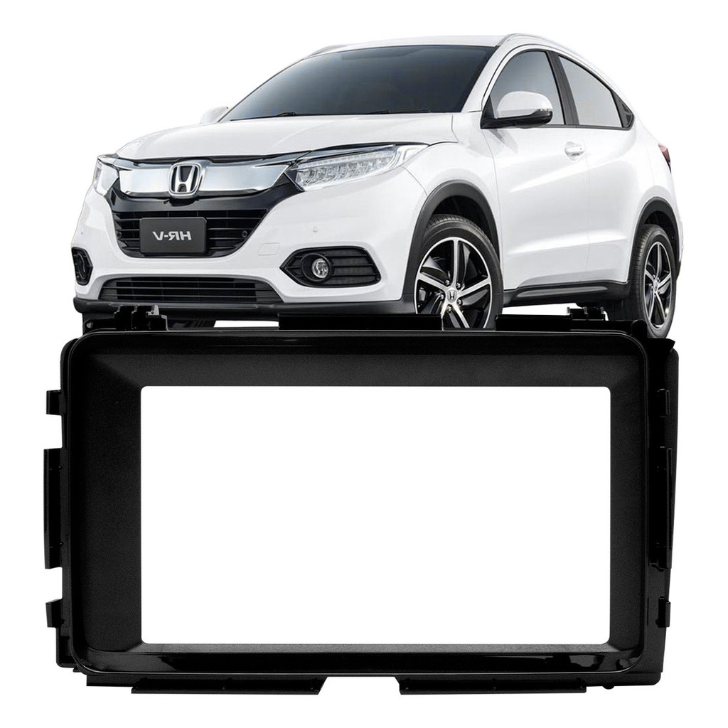 Moldura Central Multimidia 9'' Honda Hrv 2015 A 2021 em Oferta na Shopee