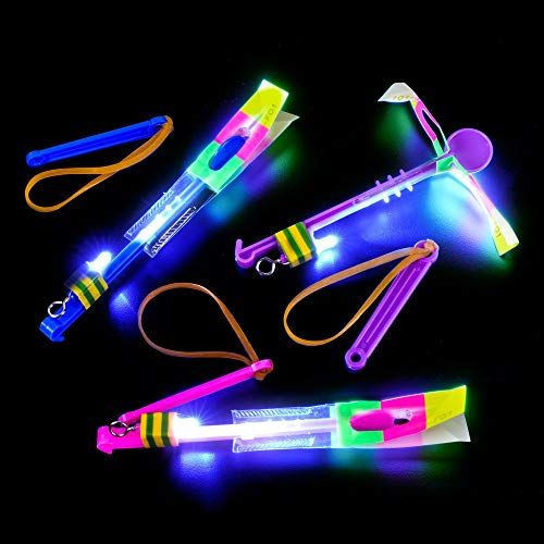 12 Brinquedo Led Voador Foguete Helicóptero Avatar Estilingue Flecha de Iluminação Voadora Original Envio Imediato