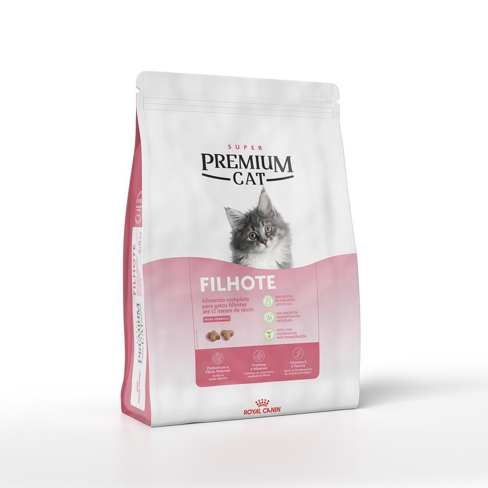 Ração Seca Super Premium Cat para Gatos Filhotes 1kg Royal Canin