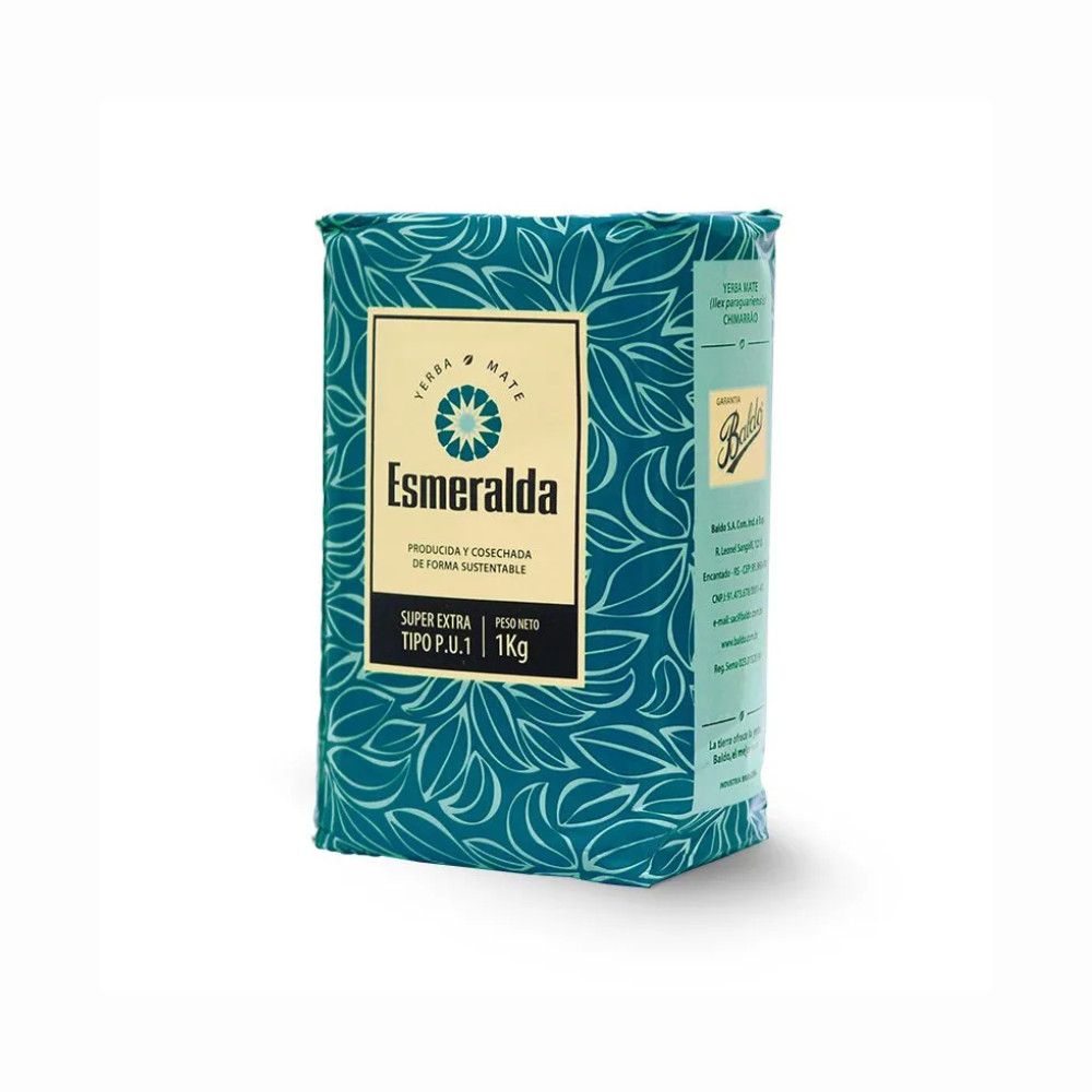 Erva Mate Padrão Uruguaio Esmeralda 1Kg