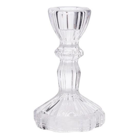 Castiçal Wincy Castiçal De Vidro Transparente