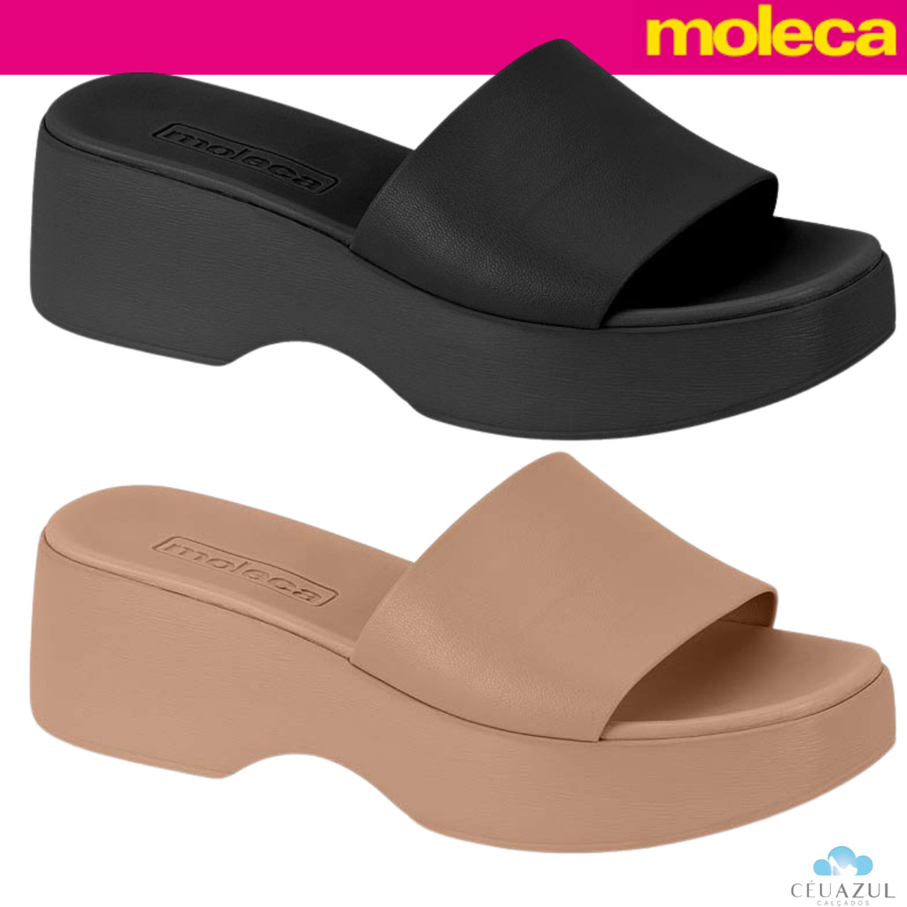 Tamanco Slide Moleca Feminino Plataforma Conforto Original