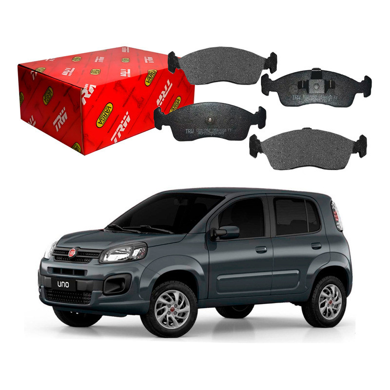 Pastilha Freio Dianteira,, Fiat Novo Uno 1.0 1.3 2017 A 2021 em Oferta na Shopee