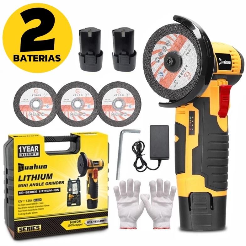 【110V/220V】Esmerilhadeira Lixadeira Recarregável Portátil 75mm 12v Angular S/fio Serra Mármore de Baterias~ em Oferta na Shopee