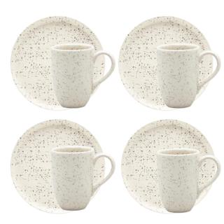 Jogo Lanche De 8 Peças Oxford Flat Chuvisco em Oferta na Shopee