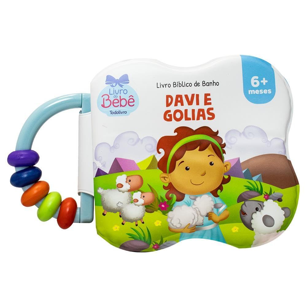 Livro Bíblico de Banho | Davi e Golias | Livro de Banho