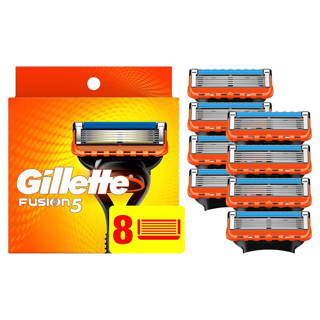Recargas De Barbear Gillette Fusion5 Para Homens , 8 Lâmina-Sem Embalagem