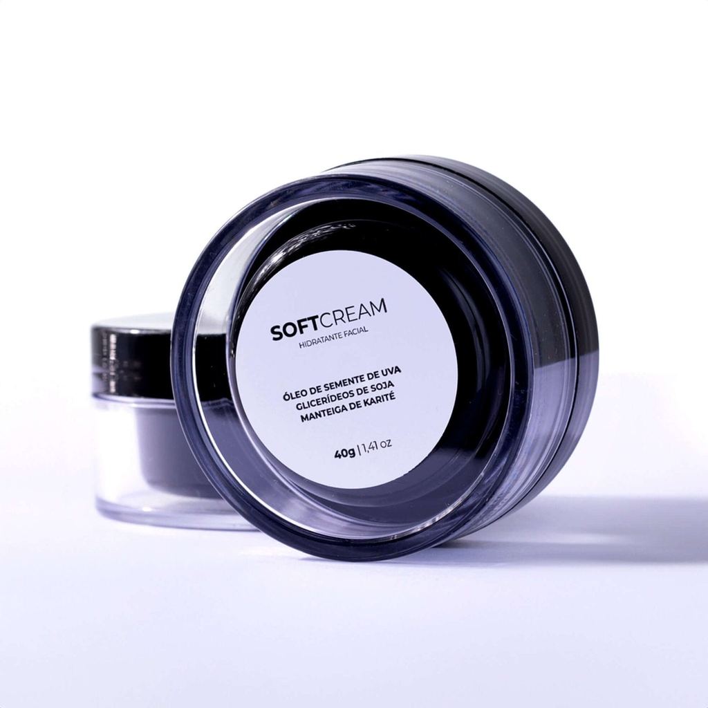 Hidratante Facial SoftCream 40g PamSkim em Oferta na Shopee