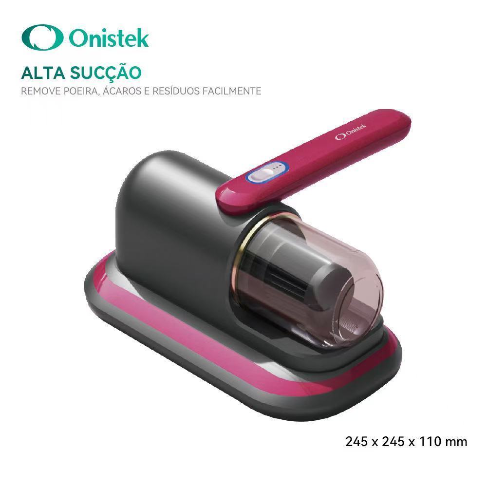 Aspirador Removedor de Ácaros Colchão Sofá Elétrico Esterilizador UV 5V 100W Potência Port...