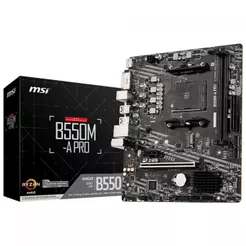 Placa Mãe MSI B550M-A PRO, Chipset B550, AMD AM4, mATX, DDR4