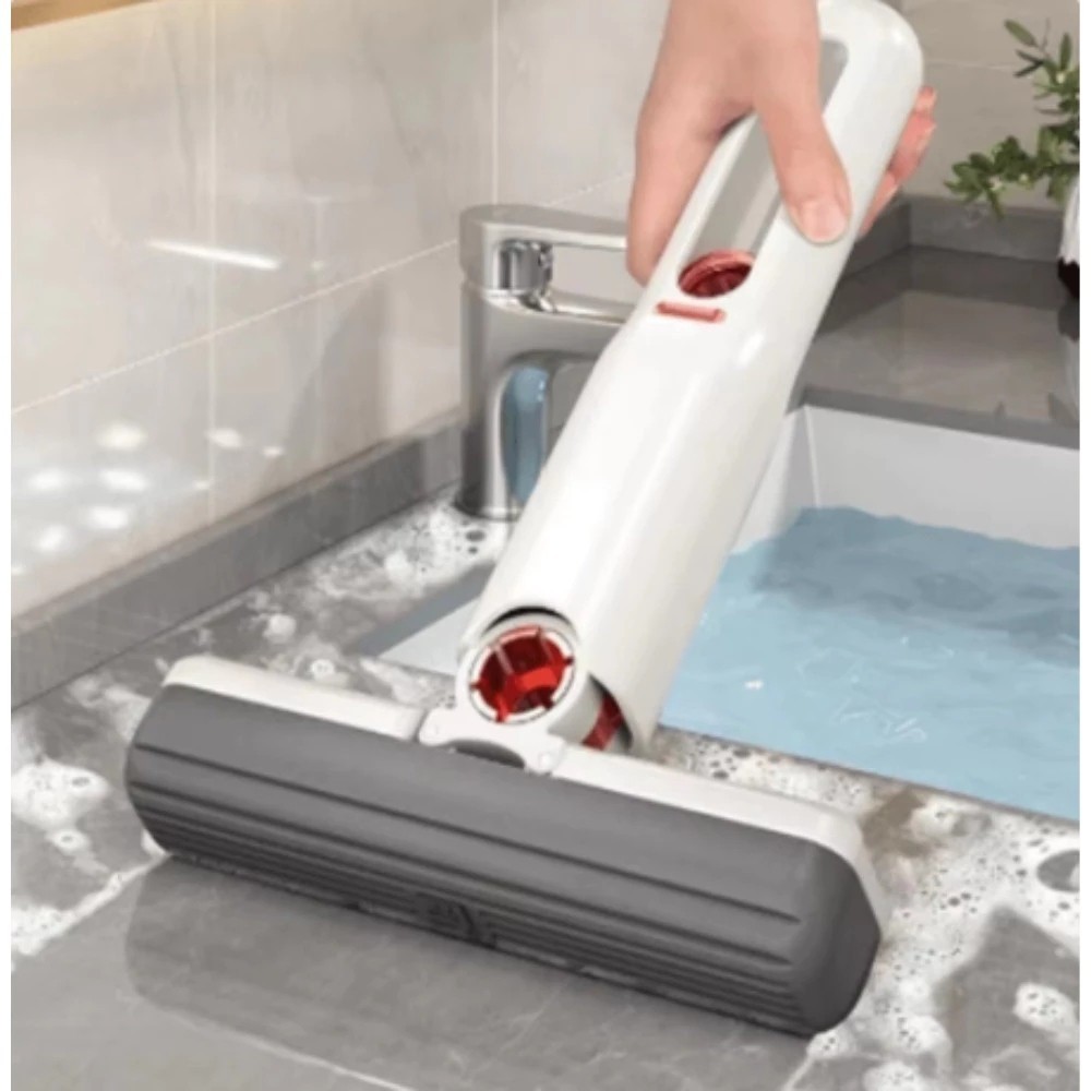 Mini Mop Rodo Limpeza Pia Cozinha Janela Vidro Secagem Compacto Portátil Esfregão Puxador Aparelho