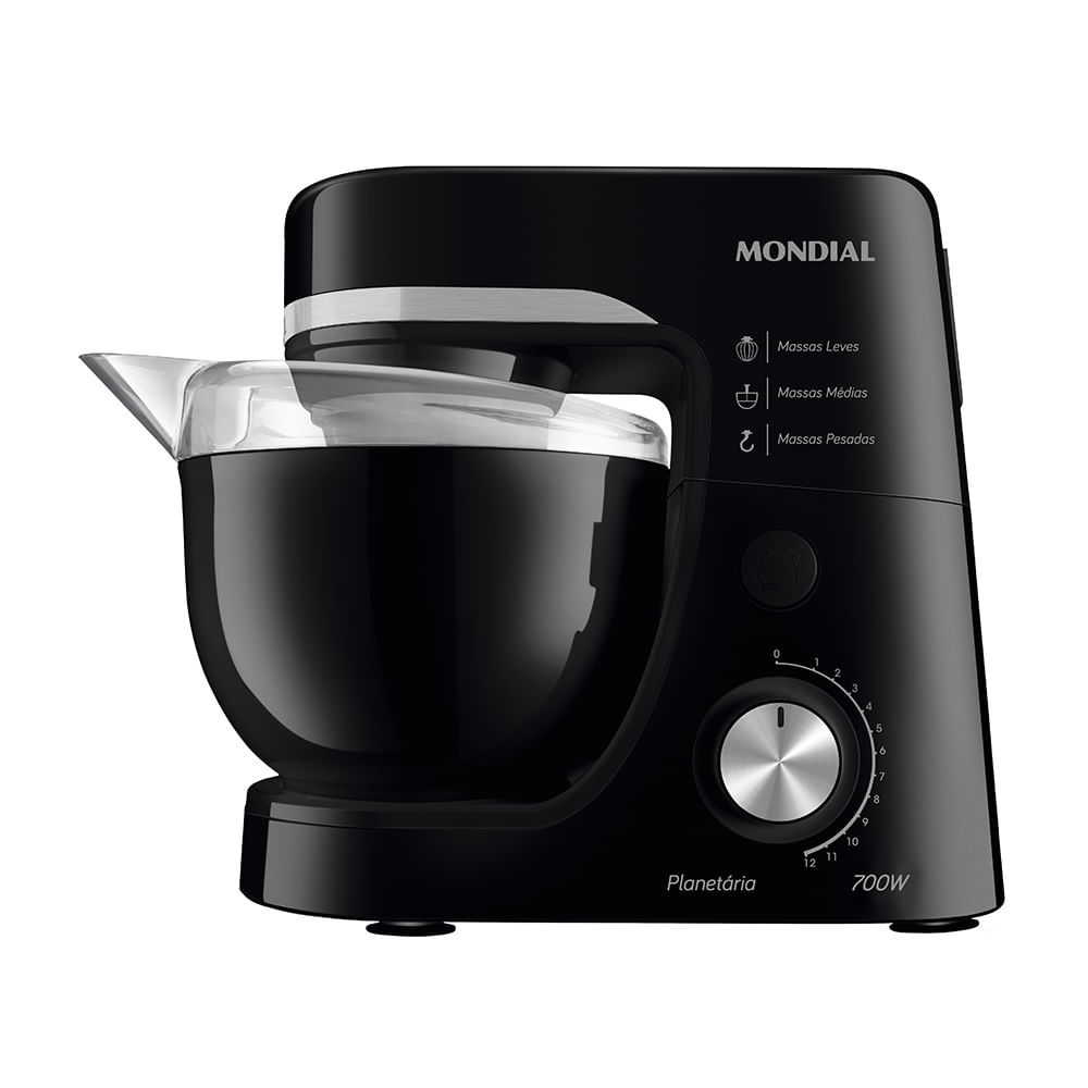 Batedeira Planetária Mondial BP-03-B 700W 220V Preta