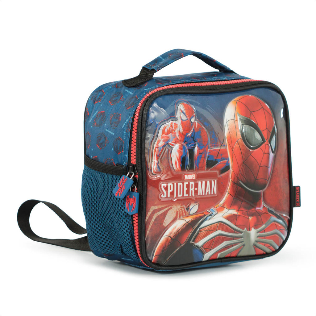 Lancheira Escolar Xeryus Spider Man 14964 Azul - Infantil — imagem 2 de 2
