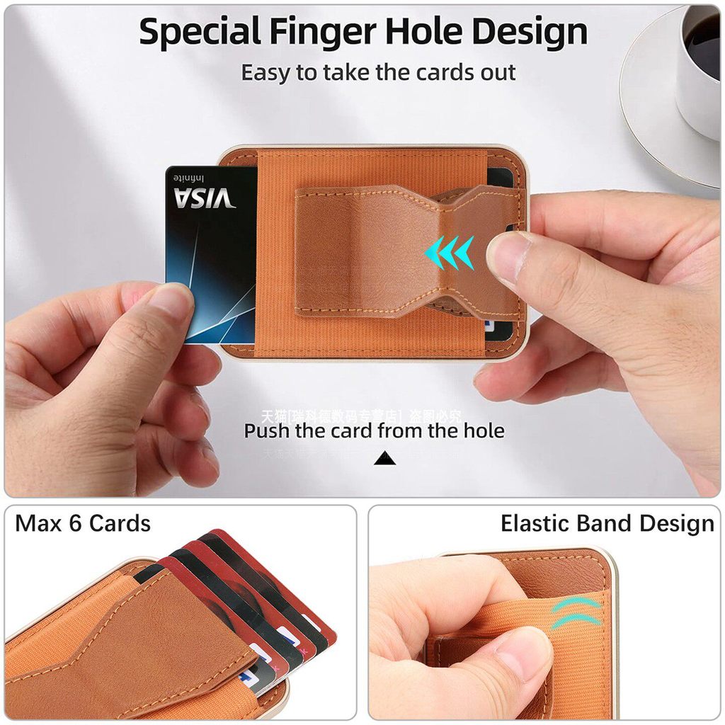 carteira magsafe Suporte de cartão magnético Magsafe de grande capacidade pode ser usado como suporte Slot para vários c