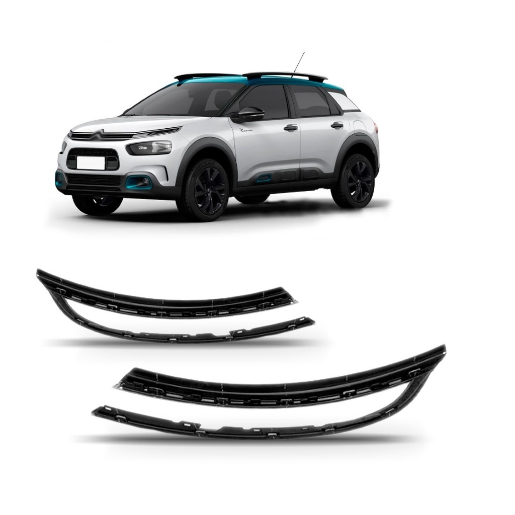 FRISO FAROL S/ MOLDURA CROMADA C4 CACTUS 2019 A 2022