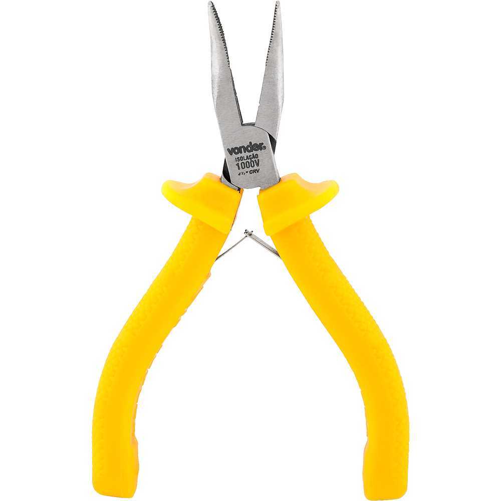 Alicate Bico Meia Cana Curvo 4.1/2" Com Isolação até 1.000 V VONDER Premium Profissional · foto 2