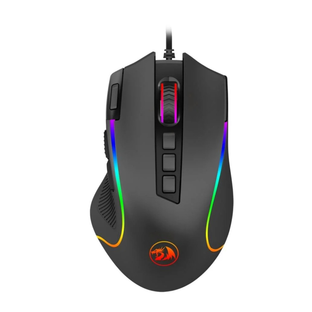 Mouse Gamer Redragon Predator, Chroma RGB, 8000DPI, 9 Botões, Preto - M612