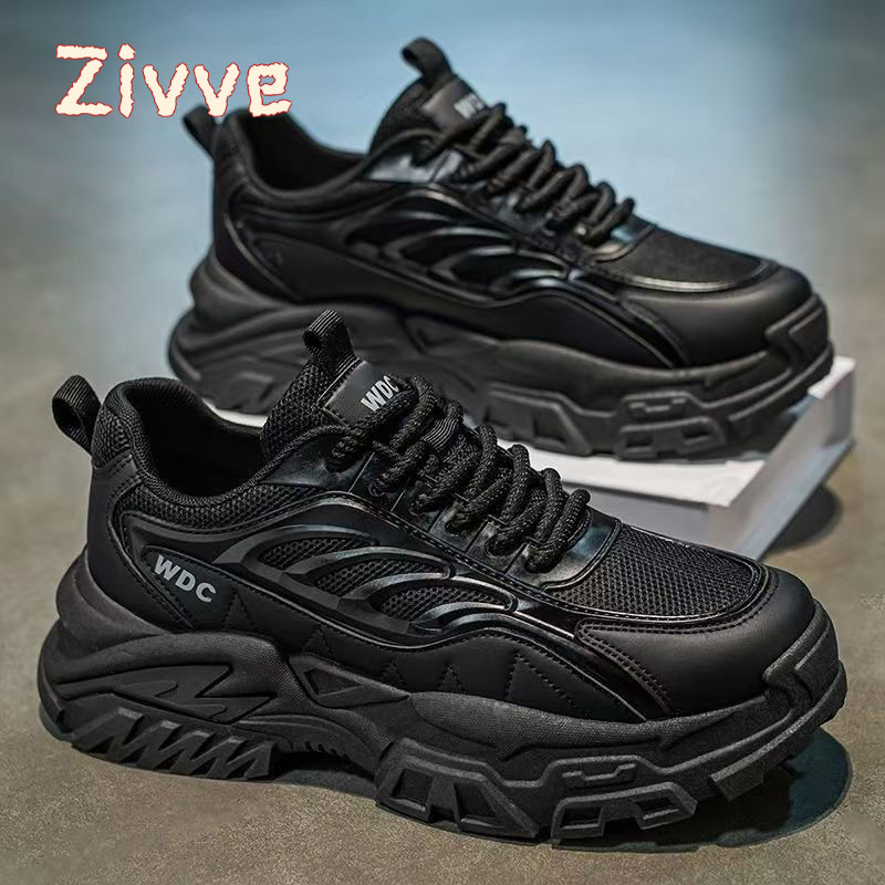 Sapatos masculinos pai sapatos masculinos 2026 novo estilo outono All-Match casual tênis de corrida masculino de sola gr
