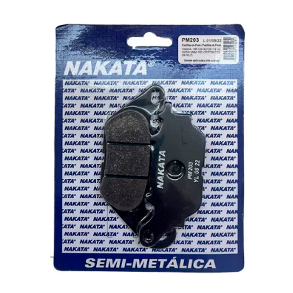 Pastilha Traseira R3 321 2015 ate 2023 Nakata — imagem 2 de 2