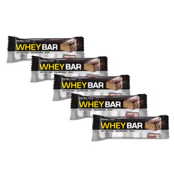 Kit 5 Barra de Proteína Whey Bar Probiótica Sabor Cookies & Cream com BCAA e 16g de Proteína 40g