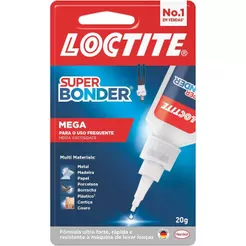 Loctite Super Bonder Mega, Cola Extraforte, 1x20g