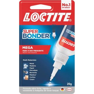 Loctite Super Bonder Mega, Cola Extraforte, 1x20g