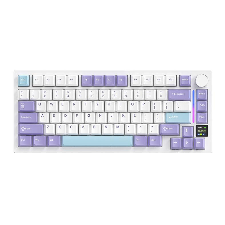 Teclado Mecanico Attack Shark X820 Ultra, RGB, Switch Flying Fish, Tri-Mode, Sta