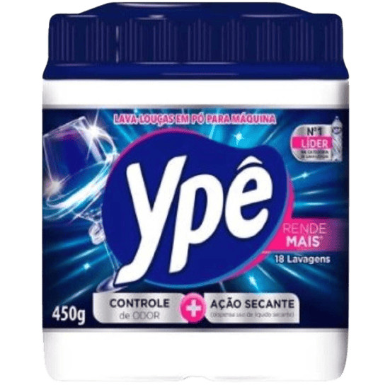 Ypê Lava-louças em Pó para Máquina 450g