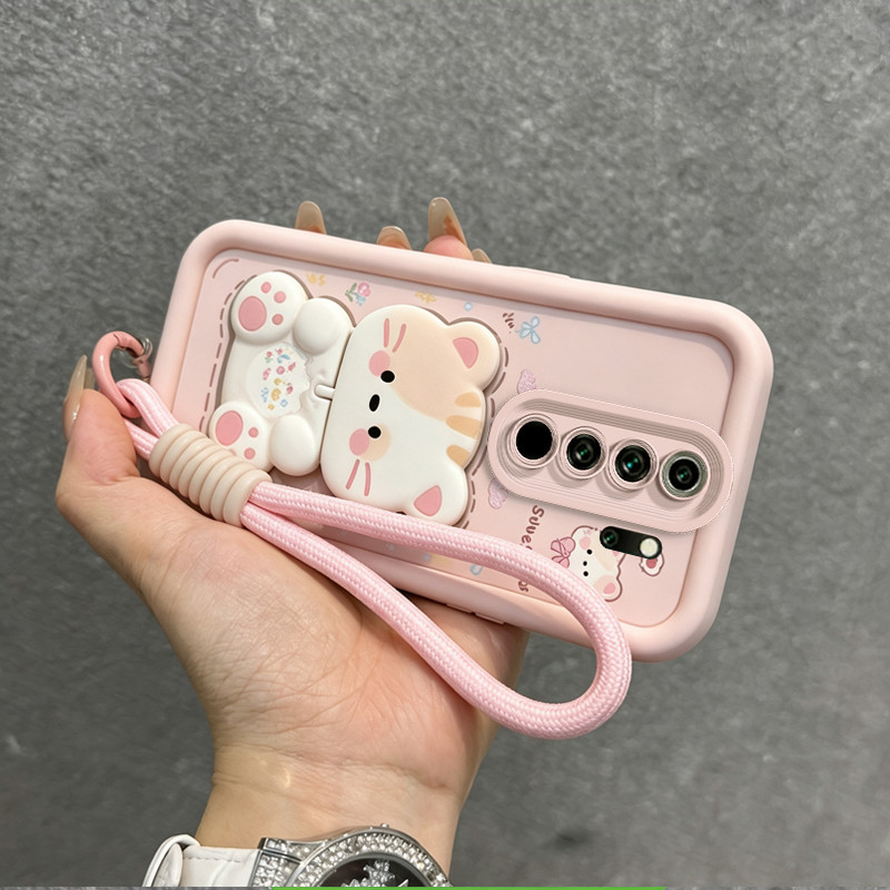 Capa for redmi note 8 pro normal capinha cordinha feminina suporte JTDTMZJ9