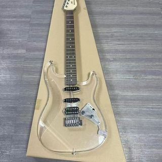 Guitarra elétrica de cristal ST Single Shake, guitarra iniciante adulta iniciantes introdutório tocando guitarra elétric
