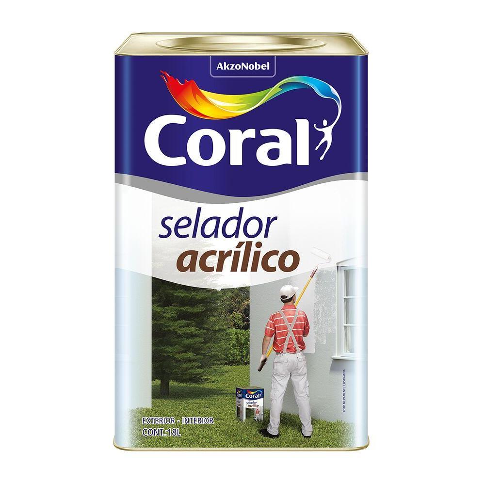 Selador Acrílico Branco 18L Coral
