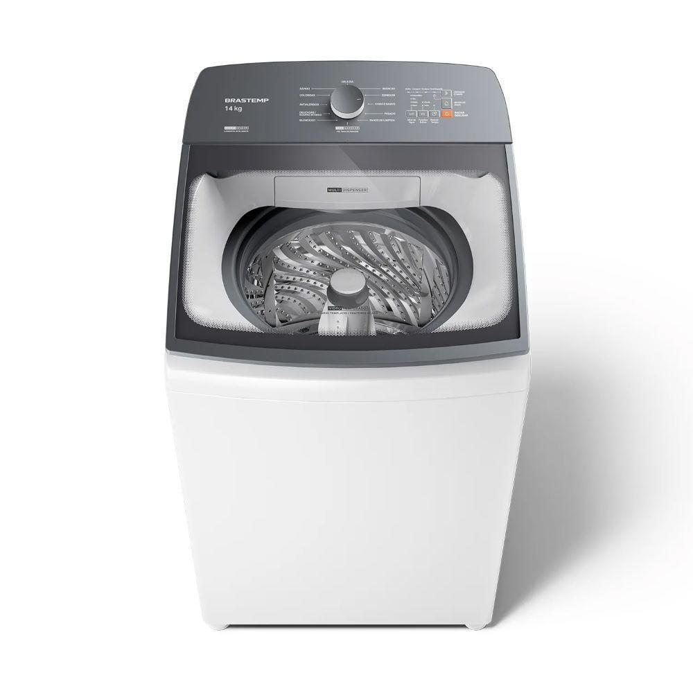 Máquina de Lavar Brastemp 14kg com Smart Sensor e Reduzir Tempo Branca BWJ14AB