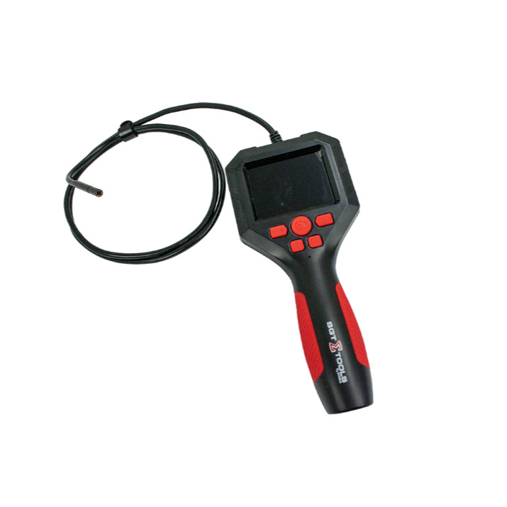 Endoscópio Digital Boroscópio Tela 2,8 Full HD 1080p Lente 5,5mm Cabo 1m Profissional Inspeção Motor Tubulação
